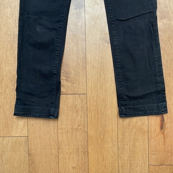 Citizens Of Humanity COH Elson Jeans Medium Rise Straight Leg Black Clean Hem 26 - Picture 6 of 13